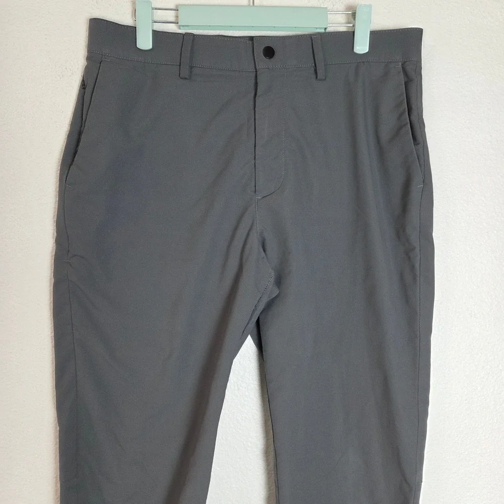 Banana Republic Men's 33x30 Slim Fit Gray Performance Travel Pants Jordan